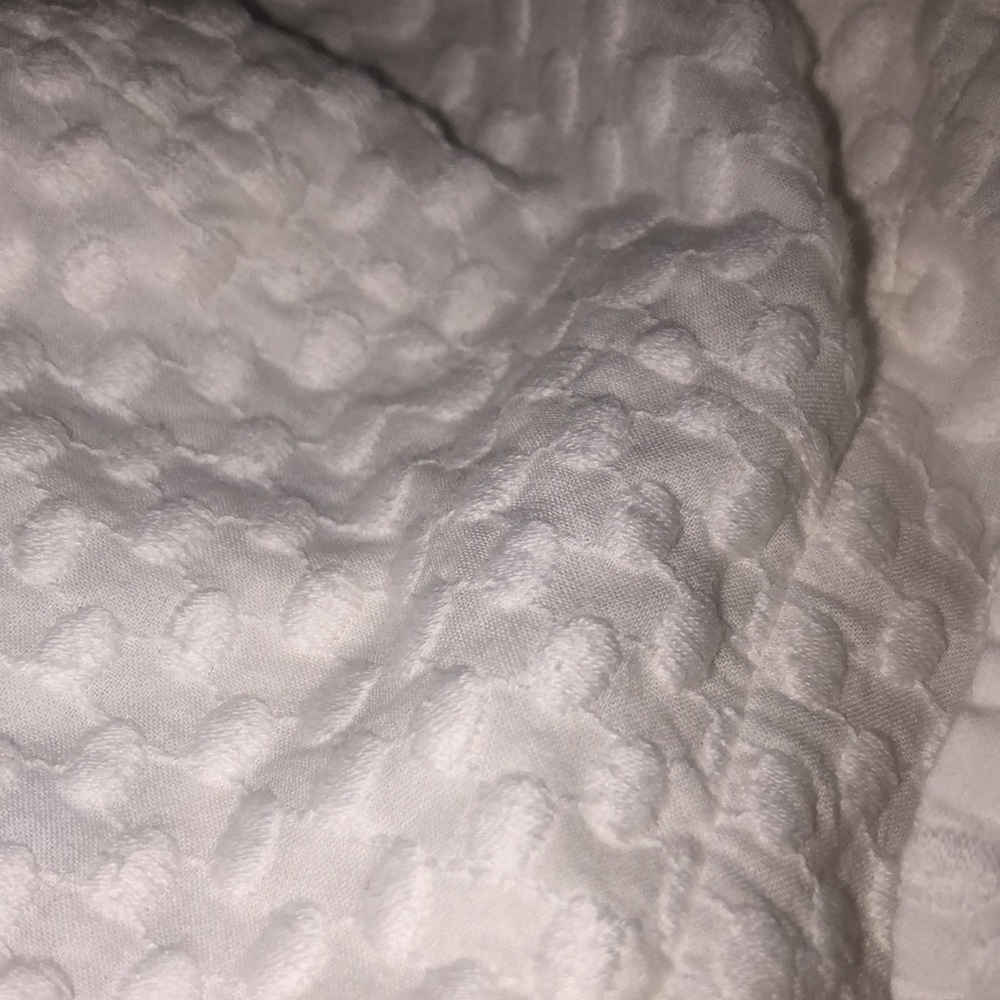 NBD White Textured Mini Dress Size M - Picture 14 of 14